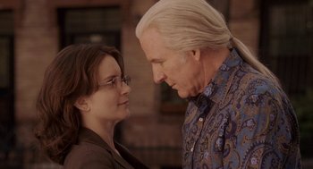 Movie still from “Baby Mama” (2008), directed by Michael McCullers – A man and a woman standing next to each other; Close Up shot, Low angle
