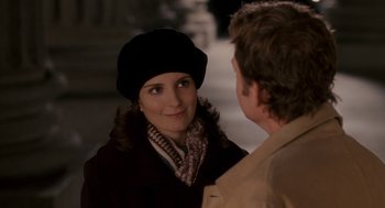Movie still from “Baby Mama” (2008), directed by Michael McCullers – A man and a woman talking to each other; Close Up shot, Over the shoulder angle