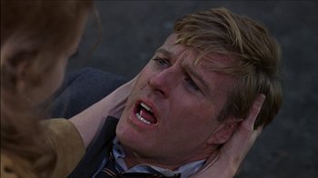 Movie still from “Barefoot in the Park” (1967), directed by Gene Saks – A person with his hands behind his head; Close Up shot, Low angle