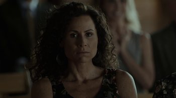 Movie still from “Beyond the Lights” (2014), directed by Gina Prince-Bythewood – A person with curly brown hair; Close Up shot, Over the shoulder angle