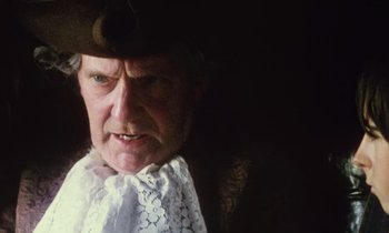 Movie still from “Black Jack” (1979), directed by Ken Loach – An older man wearing a hat and a white shirt; Close Up shot, Low angle