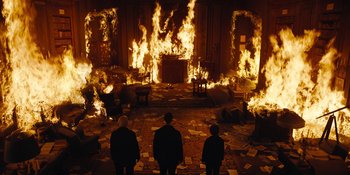 Movie still from “Dark” (2017), created by Baran bo Odar – Extreme Wide shot, High angle