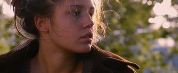 Movie still from “Blue Is the Warmest Colour” (2013), directed by Abdellatif Kechiche – A woman's face in the sunlight; Close Up shot, Low angle