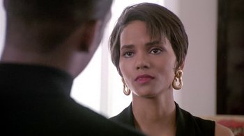 Movie still from “Boomerang” (1992), directed by Reginald Hudlin – Close Up shot, Over the shoulder angle