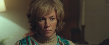 Movie still from “Borg vs. McEnroe” (2017), directed by Janus Metz – A person wearing a sweater; Close Up shot, Over the shoulder angle