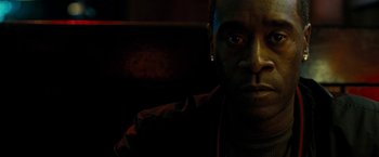 Movie still from “Brooklyn's Finest” (2009), directed by Antoine Fuqua – A person wearing a jacket; Close Up shot, Low angle