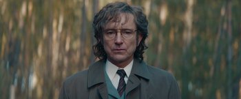 Movie still from “Dark” (2017), created by Baran bo Odar – Close Up shot, Low angle