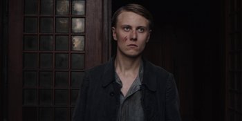 Movie still from “Dark” (2017), created by Baran bo Odar – Close Up shot, Low angle