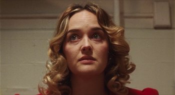 A person with curly hair