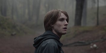 Movie still from “Dark” (2017), created by Baran bo Odar – Close Up shot, Low angle