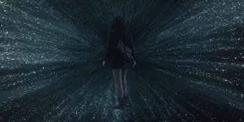 Movie still from “Dark” (2017), created by Baran bo Odar – Wide shot, Overhead angle