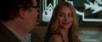 Movie still from “Chef” (2014), directed by Jon Favreau – A person sitting at a table; Close Up shot, Over the shoulder angle