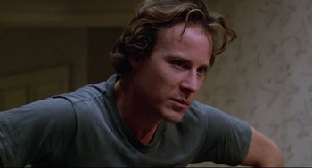 Movie still from “Chilly Scenes of Winter” (1979), directed by Joan Micklin Silver – A person with long brown hair; Close Up shot, Low angle