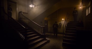 Movie still from “Darkest Hour” (2017), directed by Joe Wright – Extreme Wide shot, Low angle