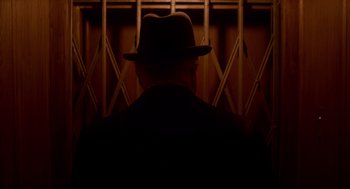 Movie still from “Darkest Hour” (2017), directed by Joe Wright – Medium shot, Low angle