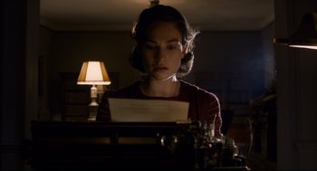 Movie still from “Darkest Hour” (2017), directed by Joe Wright – Medium shot, Low angle