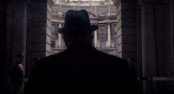 Movie still from “Darkest Hour” (2017), directed by Joe Wright – Close Up shot, Low angle