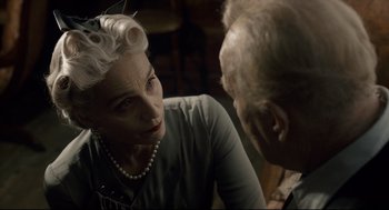 Movie still from “Darkest Hour” (2017), directed by Joe Wright – Close Up shot, Over the shoulder angle