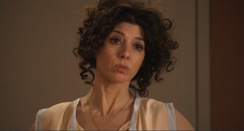 Movie still from “Cyrus” (2010), directed by Jay Duplass – A person with curly hair; Close Up shot, High angle