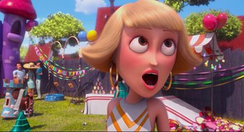 Movie still from “Despicable Me 2” (2013), directed by Pierre Coffin – Close Up shot, Over the shoulder angle