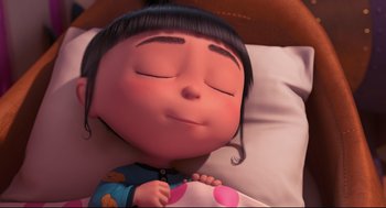 Movie still from “Despicable Me 2” (2013), directed by Pierre Coffin – Close Up shot, High angle