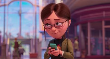 Movie still from “Despicable Me 2” (2013), directed by Pierre Coffin – Medium shot, Over the shoulder angle
