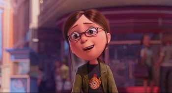 Movie still from “Despicable Me 2” (2013), directed by Pierre Coffin – Medium shot, Over the shoulder angle