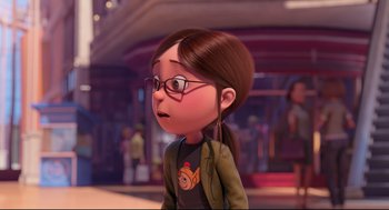 Movie still from “Despicable Me 2” (2013), directed by Pierre Coffin – Medium shot, Over the shoulder angle