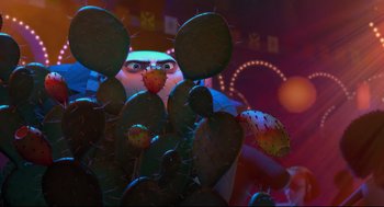 Movie still from “Despicable Me 2” (2013), directed by Pierre Coffin – Medium shot, Over the shoulder angle