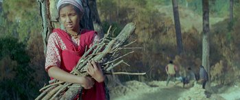 Movie still from “Dil Se..” (1998), directed by Mani Ratnam – Medium shot, Low angle