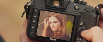 Movie still from “Dirty Grandpa” (2016), directed by Dan Mazer – A camera showing a picture of a woman; Extreme Close Up shot, Overhead angle