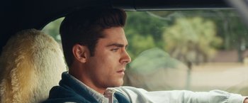 Movie still from “Dirty Grandpa” (2016), directed by Dan Mazer – A person in a car; Close Up shot, Over the shoulder angle