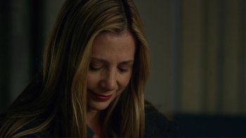 Movie still from “Do You Believe?” (2015), directed by Jon Gunn – A person with long blonde hair; Close Up shot, Over the shoulder angle
