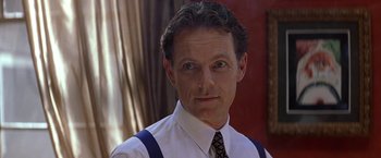 Movie still from “Double Jeopardy” (1999), directed by Bruce Beresford – A person wearing a shirt and a tie; Close Up shot, Low angle