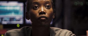 Movie still from “Deja Vu” (2006), directed by Tony Scott – A person looking up at the sky; Close Up shot, Low angle