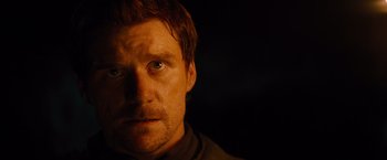 Movie still from “Dracula Untold” (2014), directed by Gary Shore – A person looking at the camera; Close Up shot, Over the shoulder angle