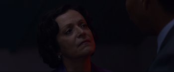 Movie still from “El Chicano” (2018), directed by Ben Hernandez Bray – A person looking up at the sky; Close Up shot, Low angle