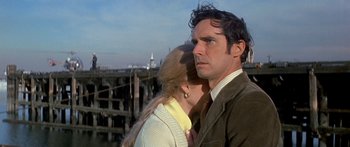 Movie still from “Escape from the Planet of the Apes” (1971), directed by Don Taylor – A man and a woman standing next to each other; Close Up shot, Low angle