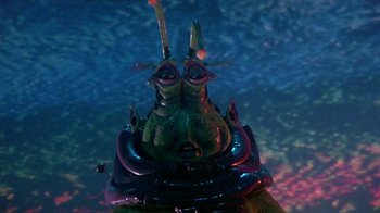 Movie still from “Explorers” (1985), directed by Joe Dante – The head of an insect; Close Up shot, Low angle