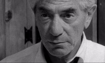 Movie still from “Faces” (1968), directed by John Cassavetes – An older man is looking at the camera; Close Up shot, Low angle