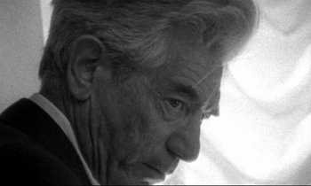 Movie still from “Faces” (1968), directed by John Cassavetes – An older man looking off into the distance; Close Up shot, Low angle