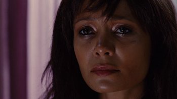 Movie still from “For Colored Girls” (2010), directed by Tyler Perry – A woman's eyes and face; Close Up shot, High angle