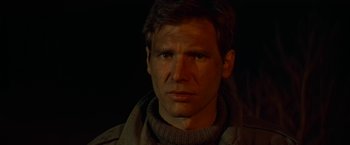 Movie still from “Force 10 from Navarone” (1978), directed by Guy Hamilton – A person wearing a jacket; Close Up shot, Low angle
