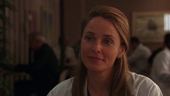 Movie still from “Ghosts of Mississippi” (1996), directed by Rob Reiner – A person wearing a white shirt; Close Up shot, Over the shoulder angle