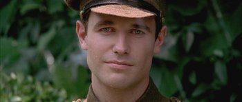 Movie still from “Gods and Monsters” (1998), directed by Bill Condon – A person wearing a hat; Close Up shot, High angle