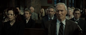 Movie still from “Gran Torino” (2008), directed by Clint Eastwood – Close Up shot, Low angle