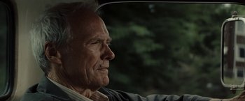 Movie still from “Gran Torino” (2008), directed by Clint Eastwood – Close Up shot, Over the shoulder angle