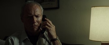 Movie still from “Gran Torino” (2008), directed by Clint Eastwood – Close Up shot, Low angle