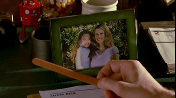 Movie still from “Hellraiser: Inferno” (2000), directed by Scott Derrickson – A picture of a woman and a girl in a picture frame; Extreme Close Up shot, High angle