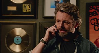 A person talking on a cell phone